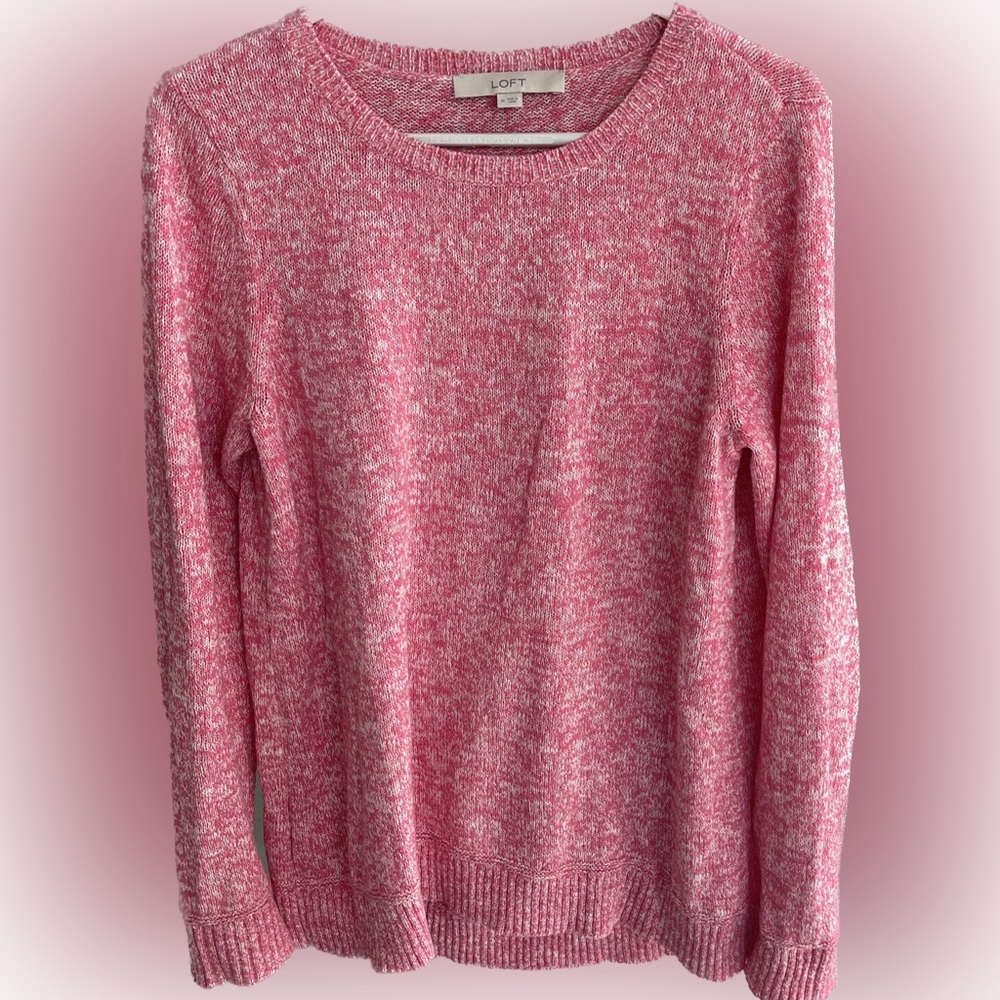Loft pink sweater